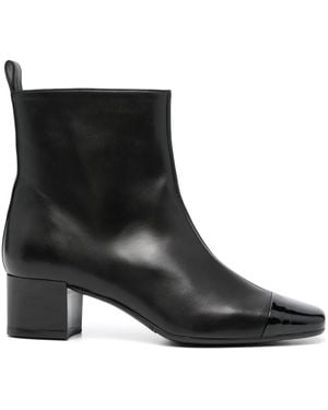 CAREL PARIS Stivaletti Estime Con Punta Quadrata 45Mm - Nero