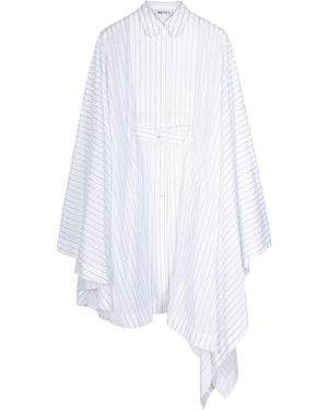 Ports 1961 Striped Shirt Dress - White