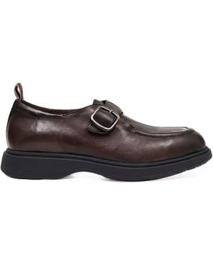 STURLINI FIRENZE Bufalo Sc Buckle-Fastening Loafers - Brown
