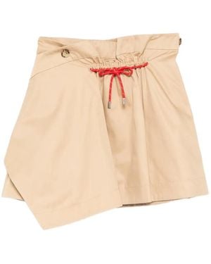 Mira Mikati Paracord-Tie Mini Skirt - Natural