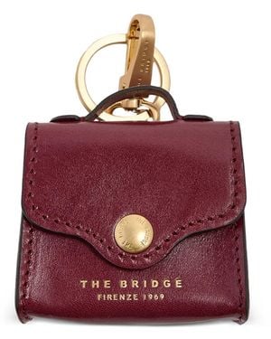 The Bridge Porte-Clés À Pochette En Cuir - Purple