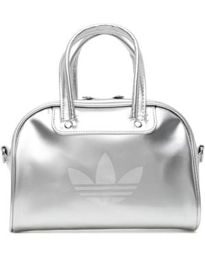 adidas Logo-Printed Tote Bag - Grey