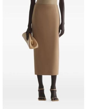 Mugler Pencil Skirt - Natural