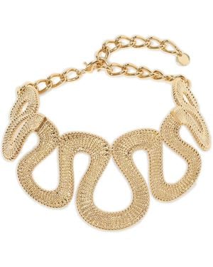 Carolina Herrera Wave Halskette - Mettallic