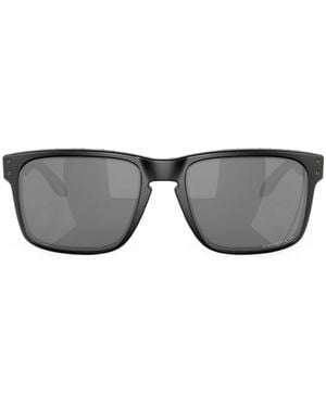 Oakley Holbrook Rectangle-Frame Sunglasses - Gray