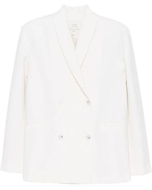 Loulou de Saison Double-Breasted Jacket - White