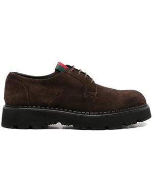 JOHN HARRISON Suede Derby Shoes - Noir