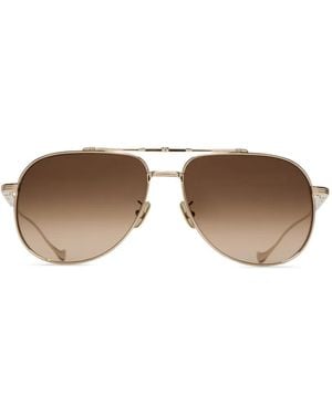 Cutler and Gross Sloane Pilot Sunglasses - Metallic