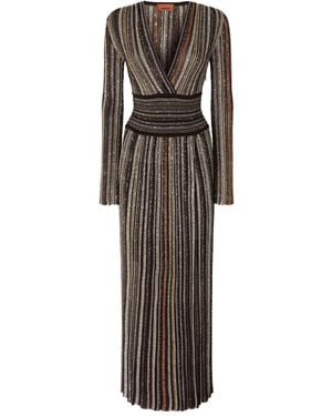 Missoni Stripe Embellished Dress - Schwarz