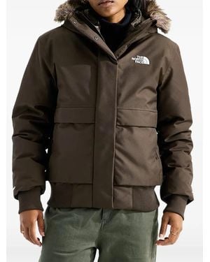 The North Face Veste Bomber Arctic Bordée De Fourrure Artificielle - Black