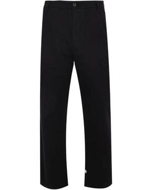 C.P. Company Pantalon En Coton À Poches Cargo - Black