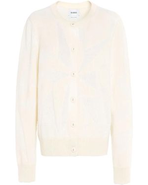 Barrie Ultra-Fine Cardigan - White