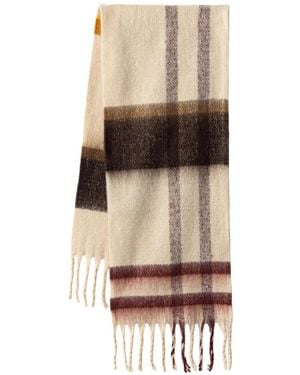 Barbour Isla Tartan Boucle Scarf - Natural