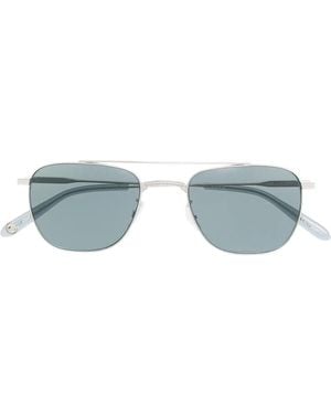 Garrett Leight Lunettes De Soleil À Monture Pilote - Bleu