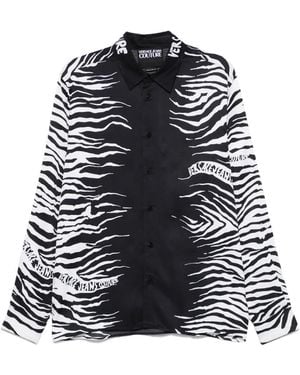 Versace Jeans Couture Printed Shirt - Black