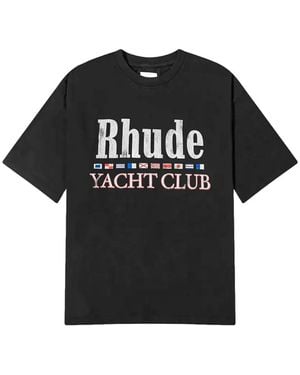 Rhude Printed T-Shirt - Black