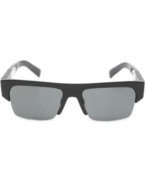 Prada Occhiali Da Sole Rettangolari - Grigio