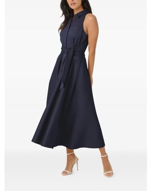 Toccin Robe-Chemise Sans Manches Chelsea À Design Noué Sur L'Avant - Bleu