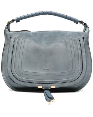 Chloé Medium Top-Handle Shoulder Bag - Grey