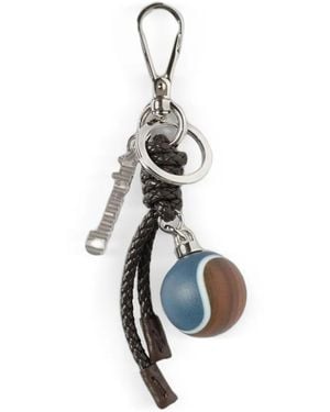 Church's Braided Charm Keyring - Weiß