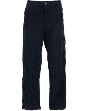 Stone Island Trousers Pa Co - Blue