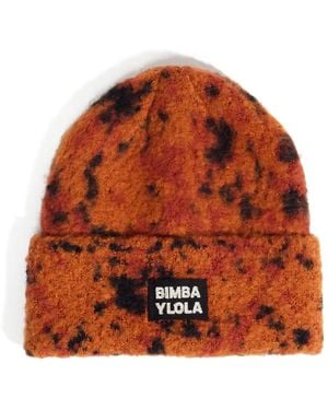 Bimba Y Lola Knit Beanie Hat - Orange