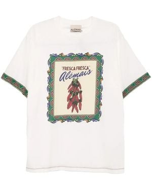 ALÉMAIS Katerina Chili Tシャツ - ホワイト