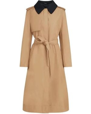 KARL LAGERFELD Transformable Trench Coat - Natural
