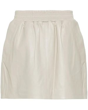 Arma Mare Leather Skirt - Natural