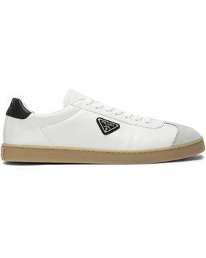 Prada Lane Low-Top Sneakers - Weiß