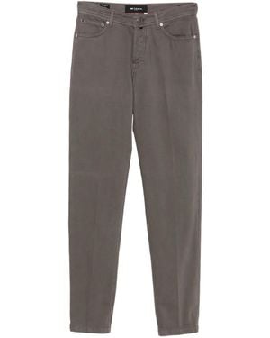 Kiton Pantaloni Dritti - Grigio