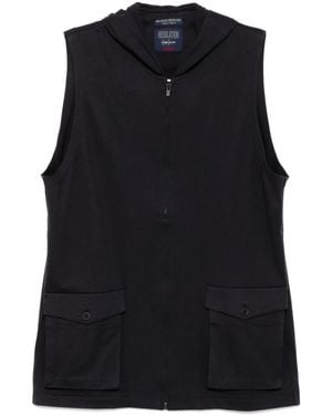 Yohji Yamamoto Zip-Up Hoodie - Black