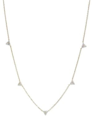 Anzie Collana Cléo Con Diamanti - Bianco