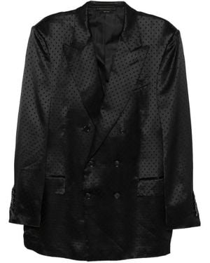 Tom Ford Polka-Dot Blazer - Black