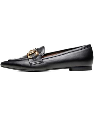 Poche Paris Buckle-detailed Loafers - ブラック