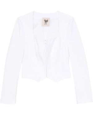 Aniye By Shana Square-Neck Jacket - White