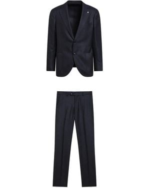 Luigi Bianchi Dream Single-Breasted Suit - Blue