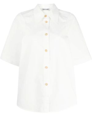 Low Classic Pointed-Collar Cotton Shirt - White