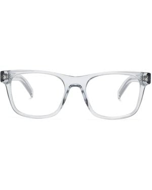 Prada Square-Frame Glasses - Gray