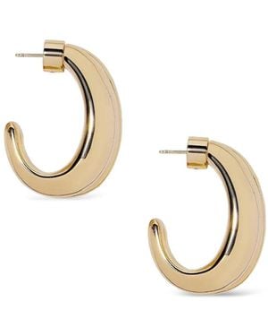 Jennifer Fisher Pendientes Huggie Chavez - Metálico