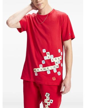 Champion Scrabble Tiles T-Shirt - Red