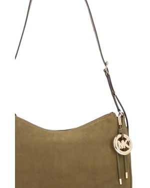 MICHAEL Michael Kors Nolita Medium Nubuck Convertible Shoulder Bag - Brown