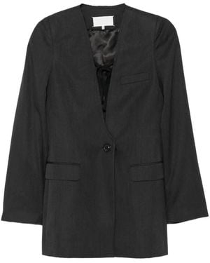 Maison Margiela Collarless Blazer - Black