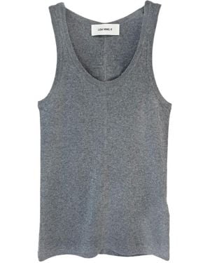 Lisa Yang Top Meng De Canalé - Gris