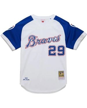 Mitchell & Ness Mlb Braves 2004 John Smoltz T-Shirt - Blue