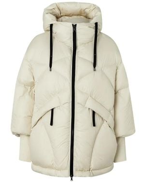 Bogner Hooded Quilted Jacket - White
