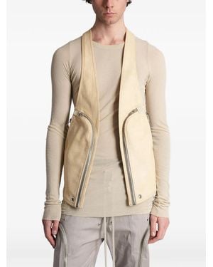 Rick Owens Chaleco Con Detalle De Cremallera - Neutro