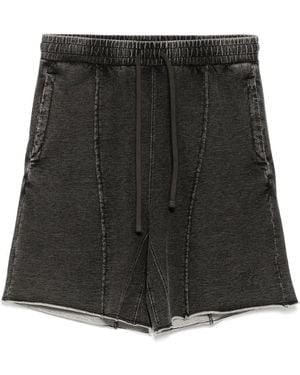 FIVE CM Logo-Embroidered Shorts - Black