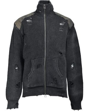 BREATH Cardigan Con Effetto Vissuto - Nero