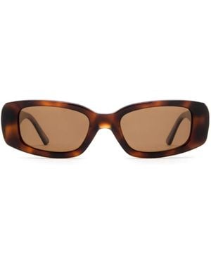 Chimi Sonnenbrille Mit Eckigem Gestell - Braun